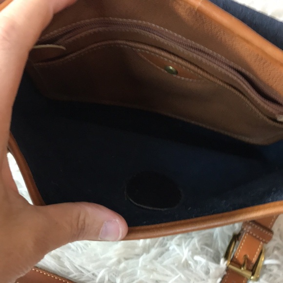 - Dooney & Bourke Cavalry Spectator Leather Crossbody Leather Bag - Picture 12 of 13